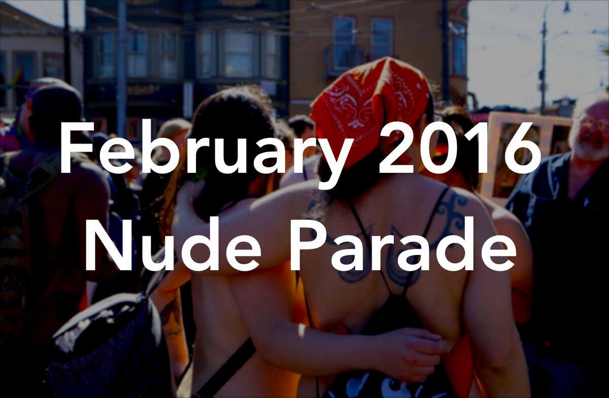 Nudists March In San Francisco Streets For Valentine S Parade