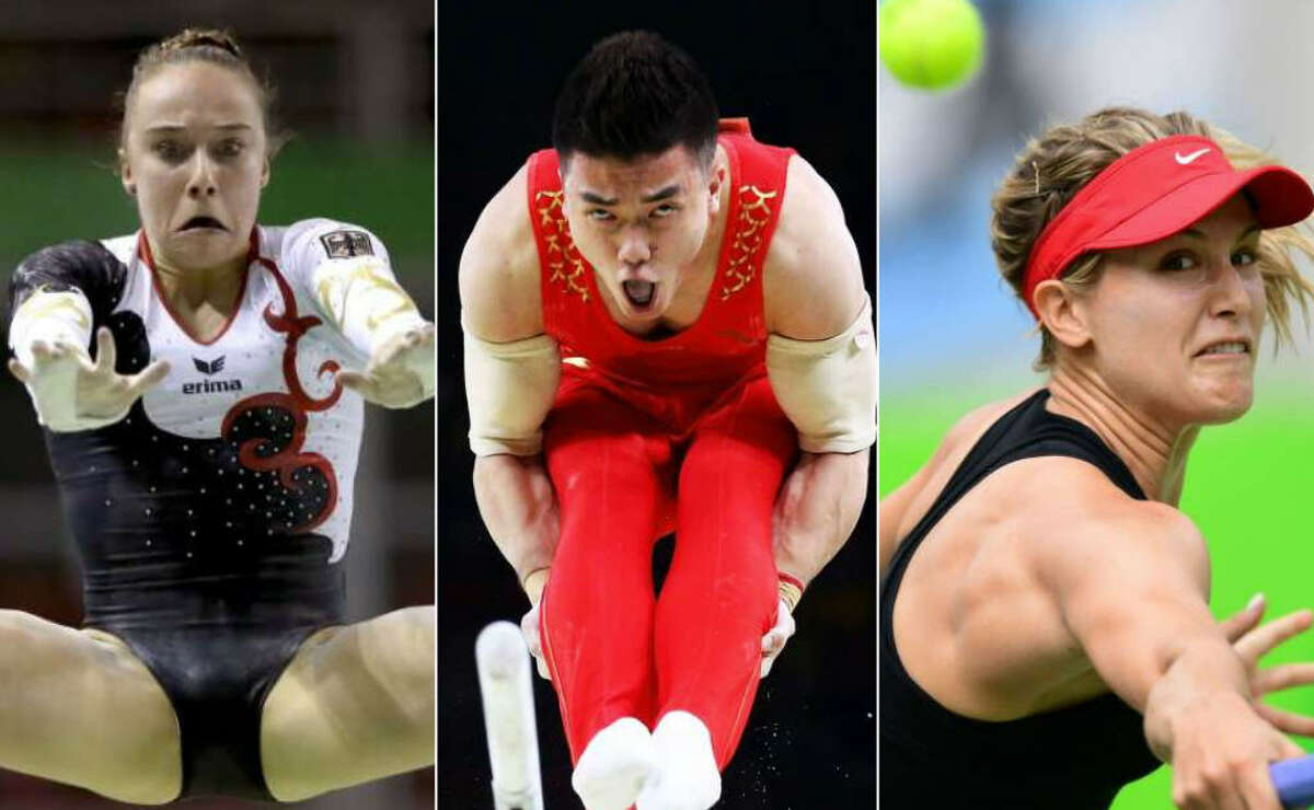 >>KEEP CLICKING TO CHECK OUT THE FUNNIEST FACES WE'VE SEEN SO FAR AT THE 2016 OLYMPICS.