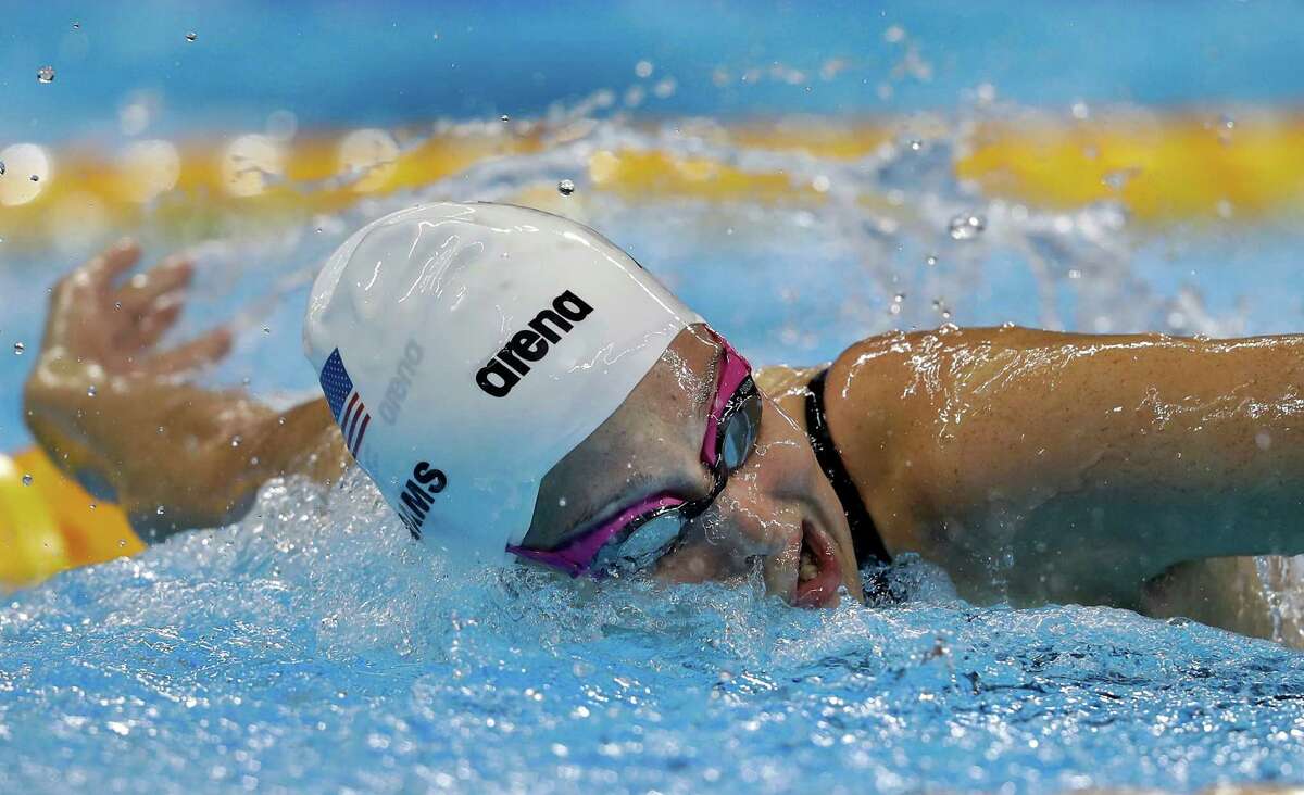 Cammile Adams advances in 200 butterfly