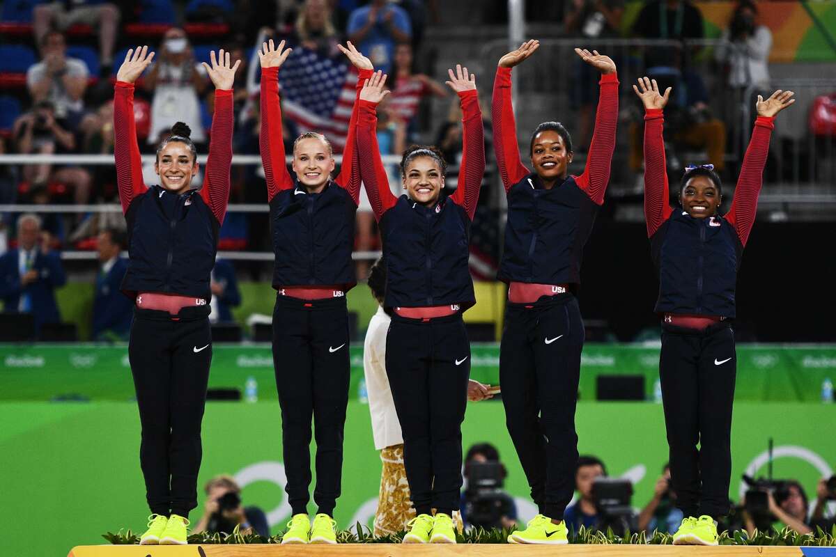 Us Womens Gymnastics Team Wins Olympic Gold In A Rout