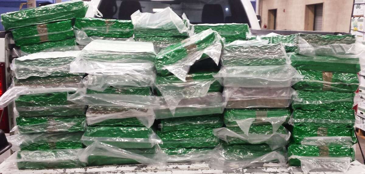 U.S. Customs and Border Protection seized $812,836 worth of alleged marijuana Aug. 5, 2016 at the Pharr International Bridge. The drug was hidden in boxes of limes.