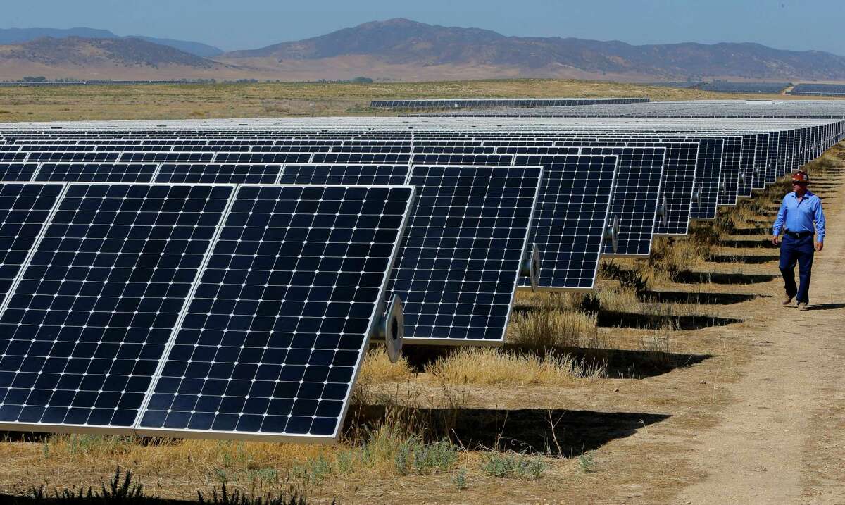 The California Valley Solar Farm near Santa Margarita, Calif., has 749,088 solar panels. Because of a shift in tax policy at the end of 2015, big solar plant deals are slowing.