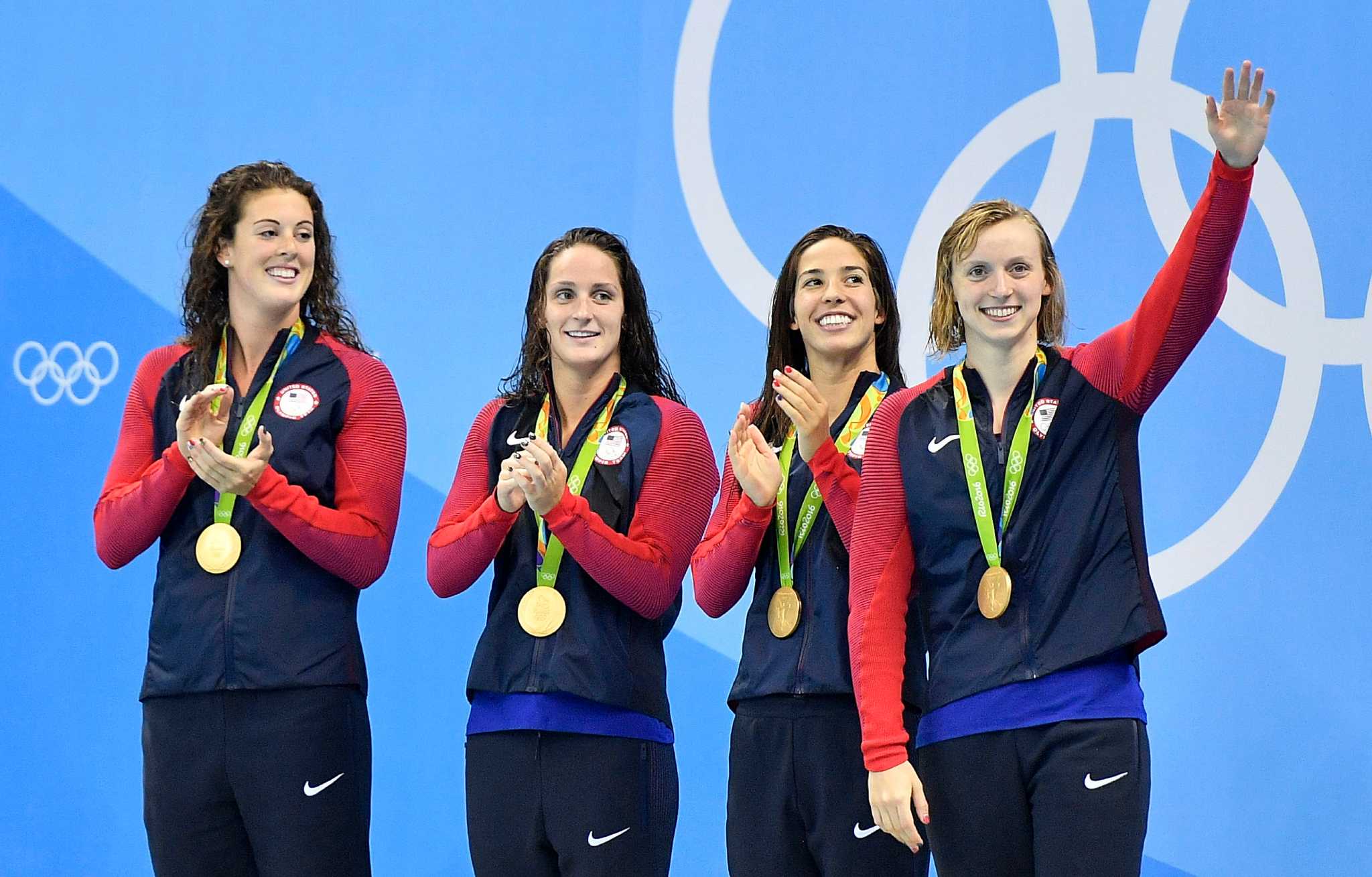 Katie Ledecky anchors U.S. to more gold