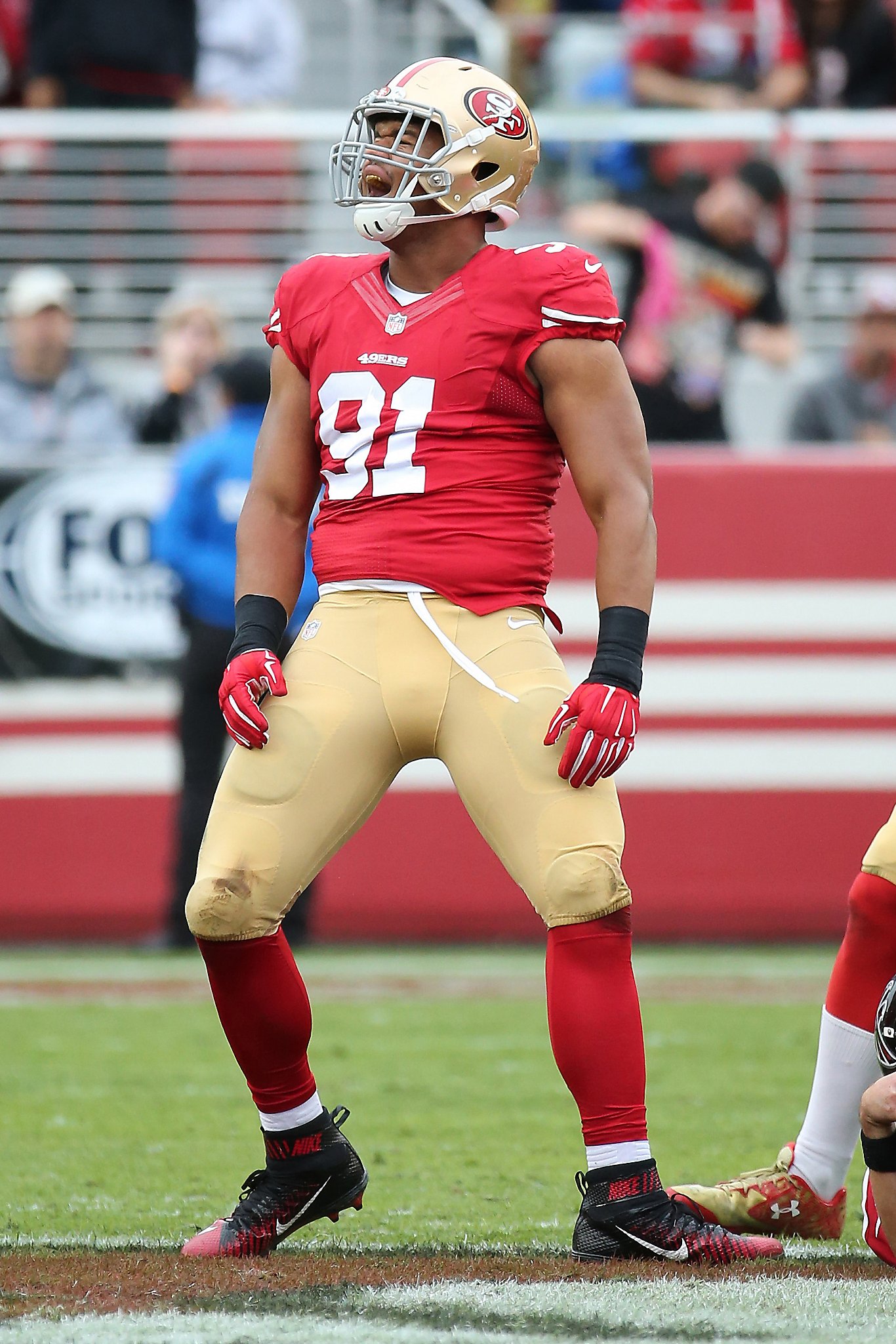 Niners' Darnell Dockett impressed with rookie Arik Armstead