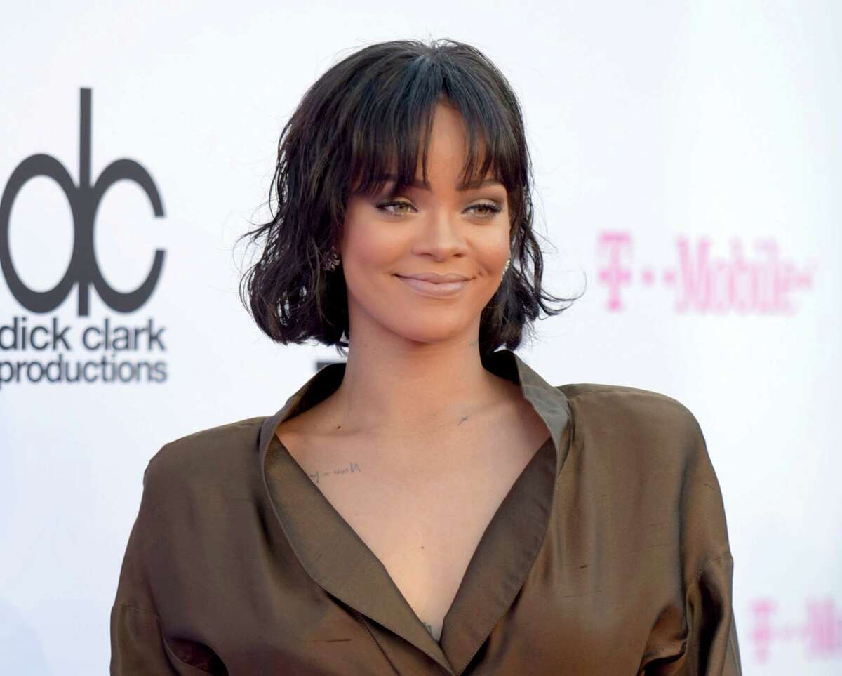 FILE - In this May 22, 2016 file photo, Rihanna arrives at the Billboard Music Awards in Las Vegas. MTV announced Thursday, Aug. 11, 2016, that Rihanna, who released her first album in 2005, will earn the Michael Jackson video vanguard award at the Aug. 28 show in New York. (Photo by Richard Shotwell/Invision/AP, File) ORG XMIT: NYET403