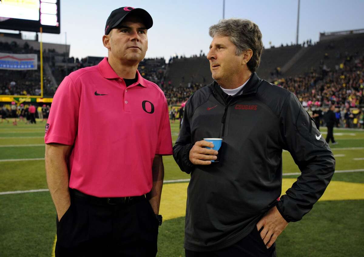 Wedding advice from WSU coach Mike Leach: 'Work late hours'