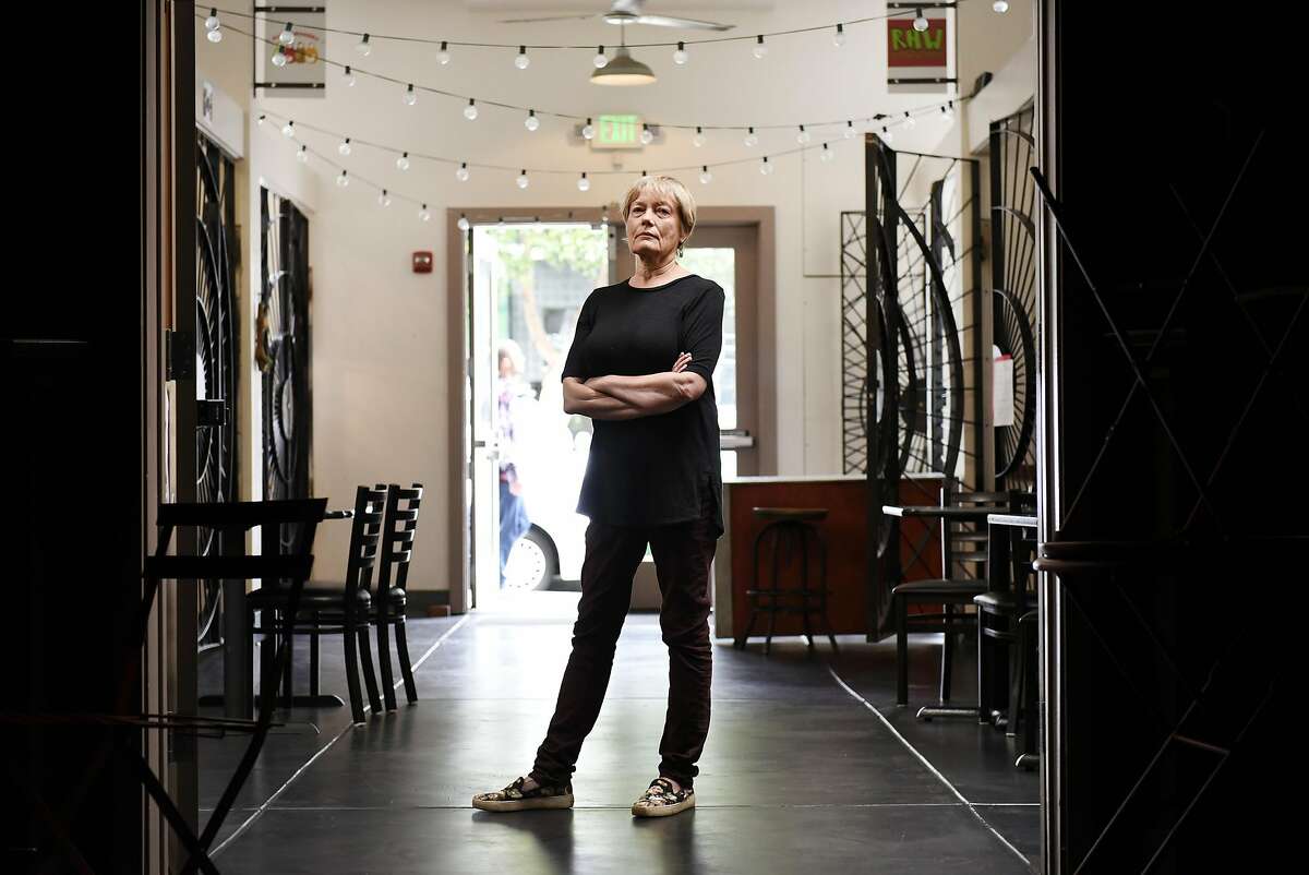 Building owner Betsy Rix poses for a portrait in the Second Act Marketplace in San Francisco, CA Thursday, August 11th, 2016. The Market Place will be closing it's doors on August 28th.