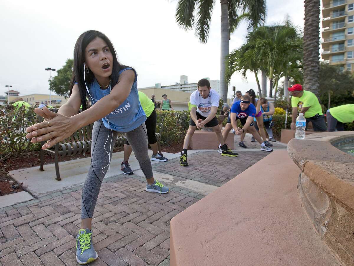 Looking to land a big account? Skip drinks, try sweatworking
