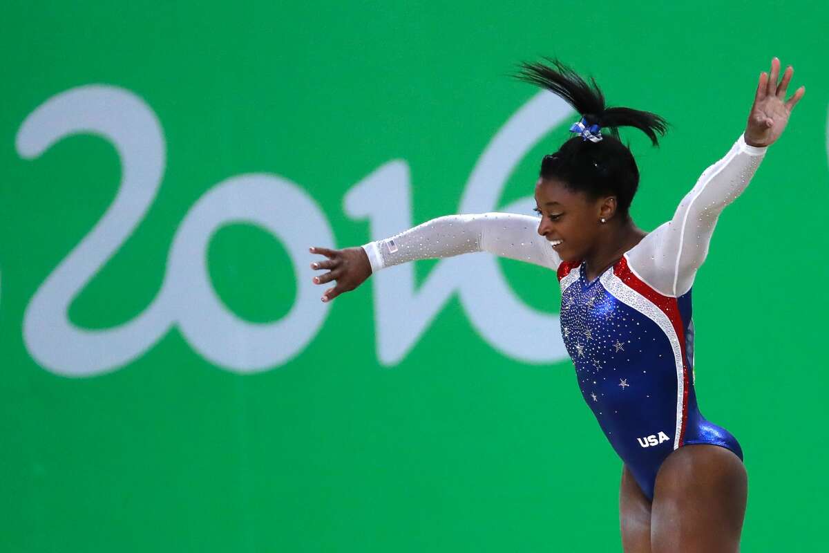 Houston S Simone Biles Wins All Around Olympic Gold Houston S Simone Biles Wins All Around Olympic Gold