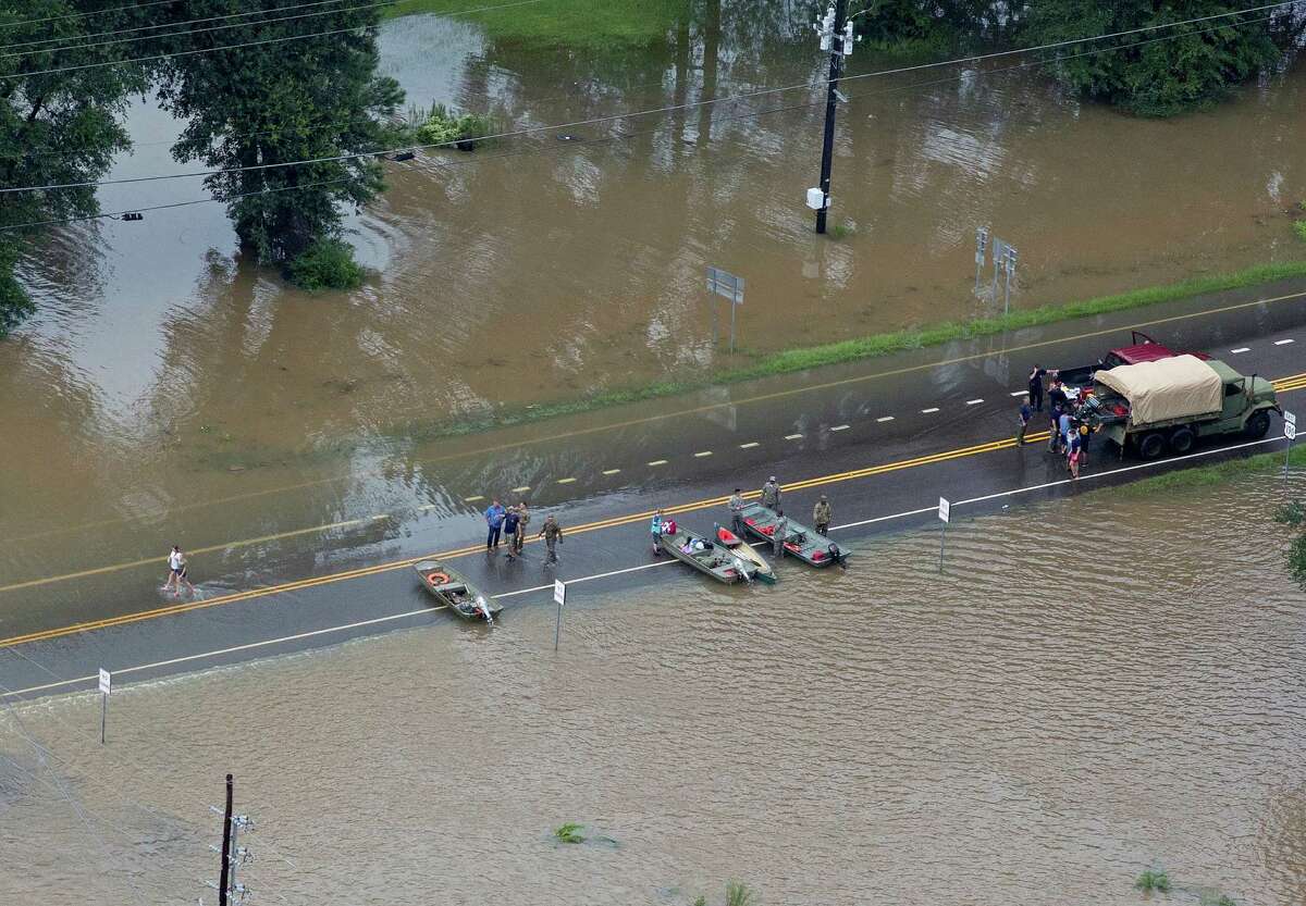 Aerial photos show 'historic' flooding across Louisiana