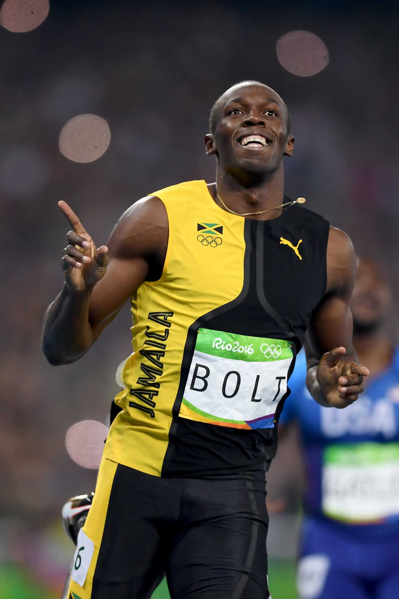 Usain Bolt first to win three consecutive Olympic gold medals in 100