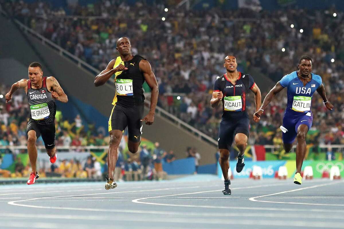 Usain Bolt first to win three consecutive Olympic gold medals in 100