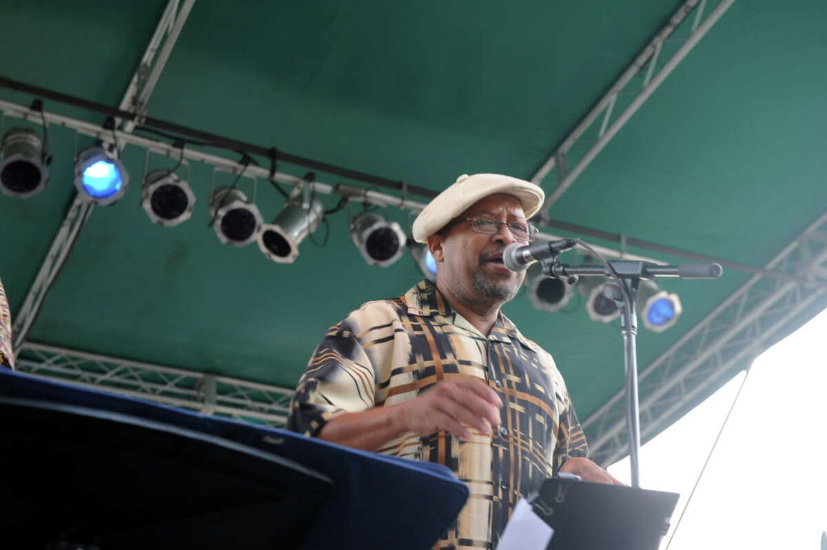 FILE — Richard "Cookie" Thomas and Friends perform during the Jazz Up July concert series at Columbus Park in Stamford, Conn., July 25, 2012.