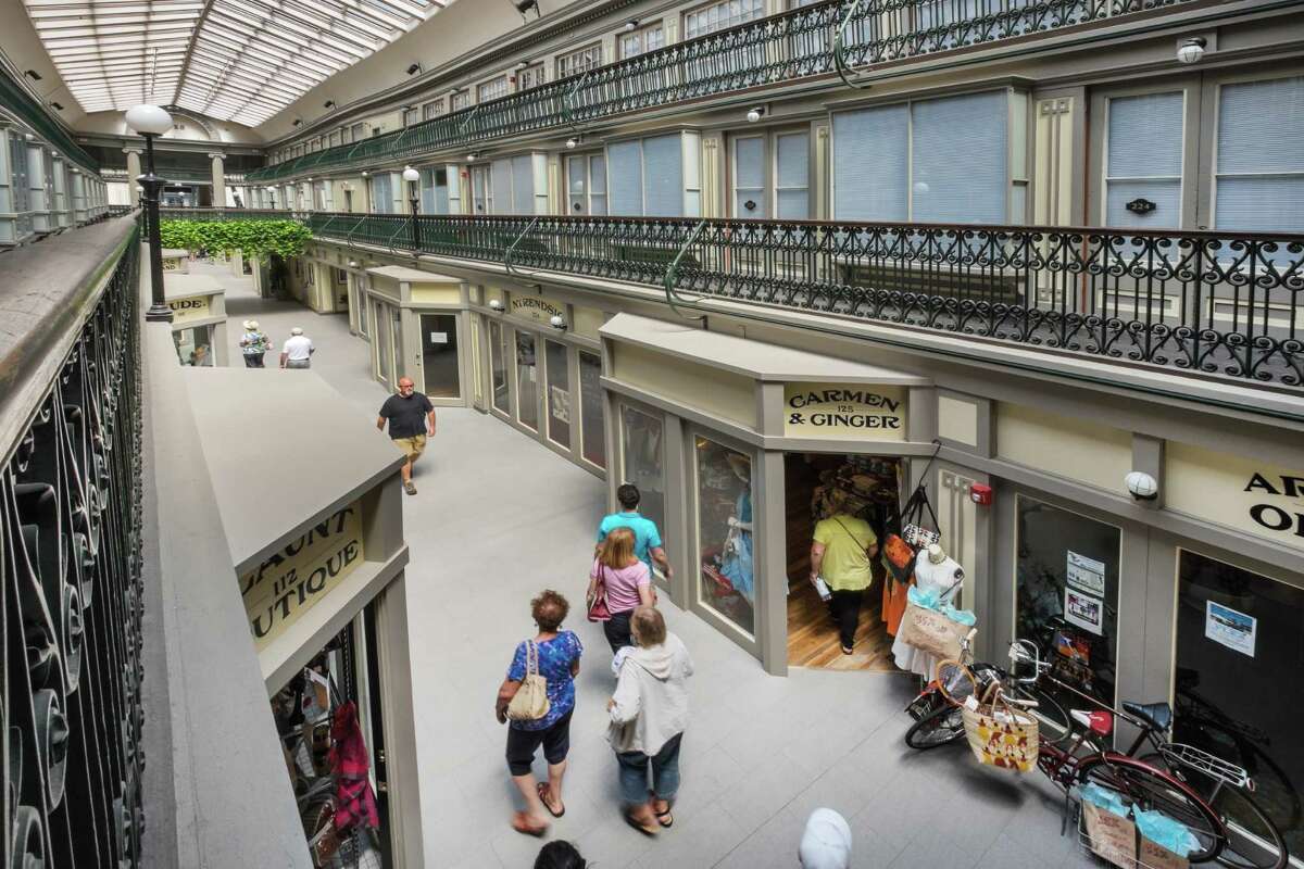In 2012, Northeast Collaborative Architects created 48 micro lofts in the historic Arcade mall, in Rhode Island. The mall's second and third floors were transformed into housing along with 17 micro retail spaces on the main level. The $7 million adaptive reuse project respects the Arcade’s historic design and the building's Old World features make each unit unique.