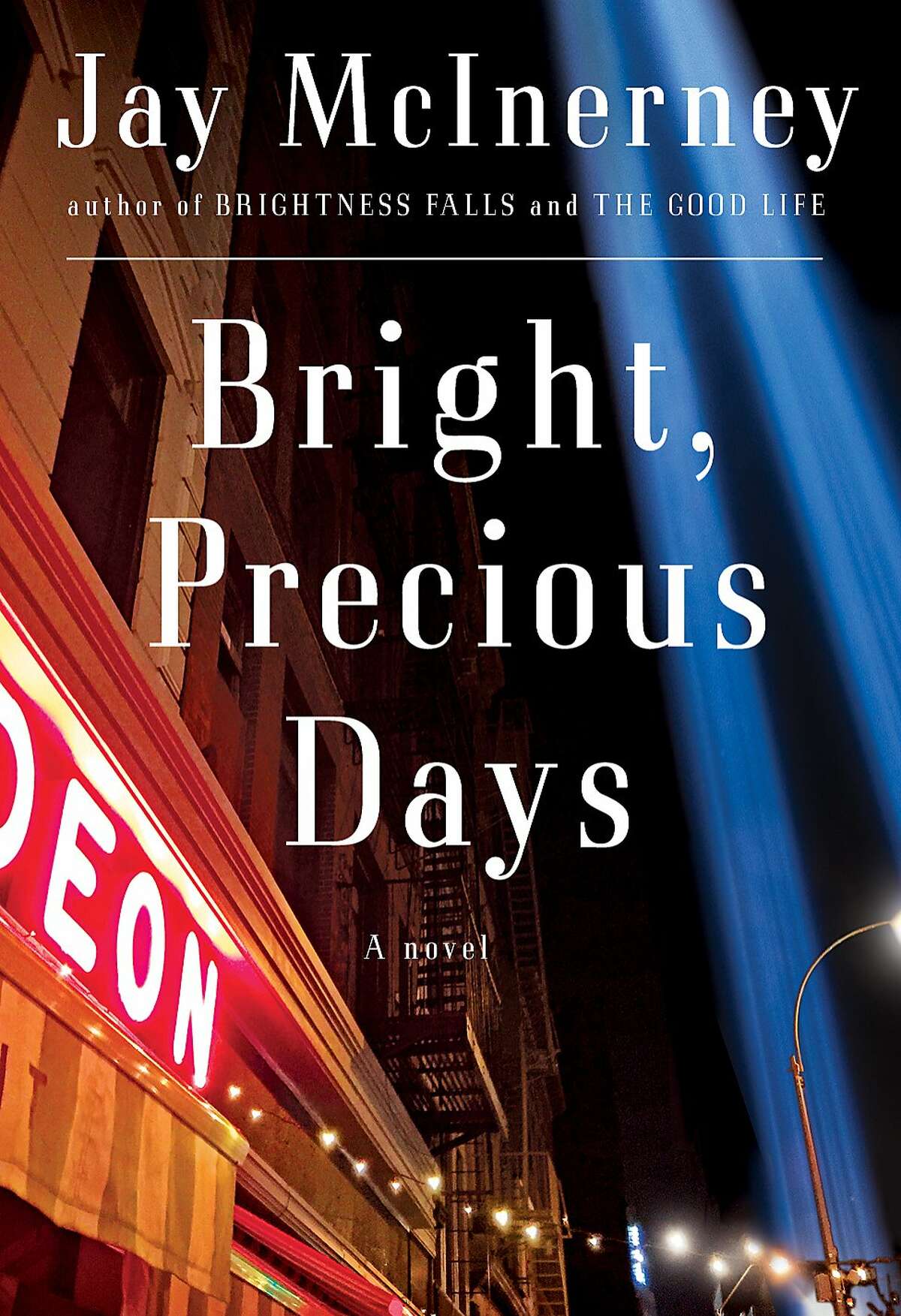 This image released by Alfred A. Knopf shows, "Bright, Precious Days," a novel by Jay McInerney. (Alfred A. Knopf via AP)