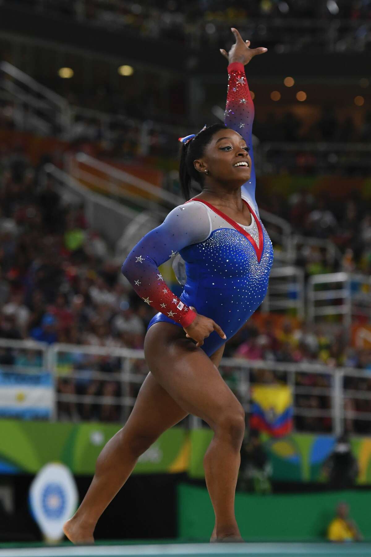 Simone Biles Returns To Houston After Dominating Olympic Gymnastics ...