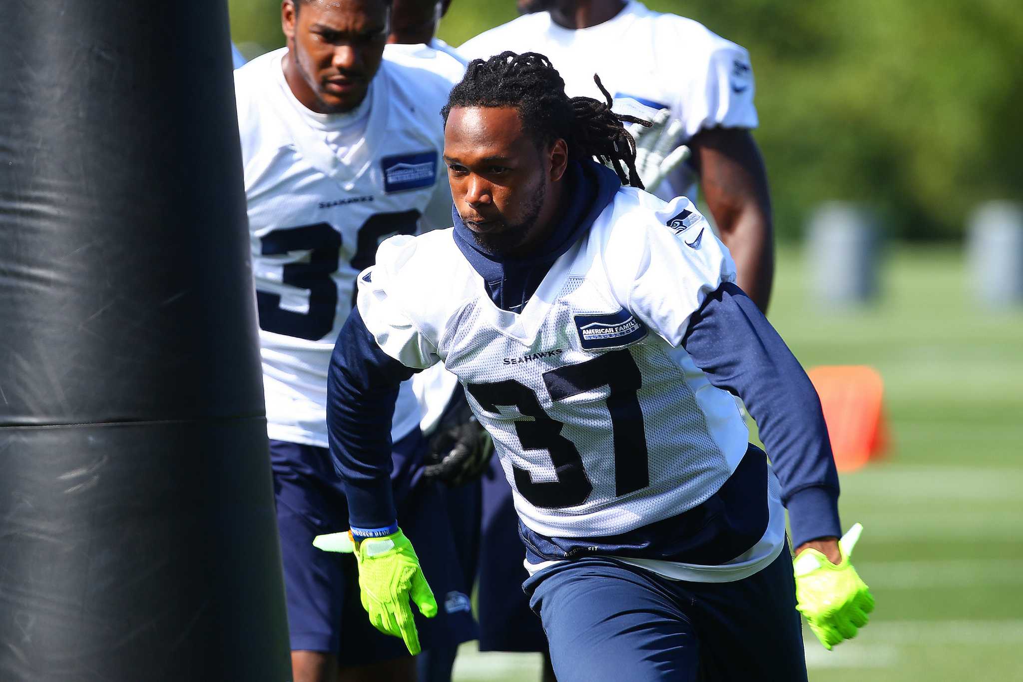 20 Seattle Seahawks Strong Safety Kelcie Mccray (33) Stock Photos