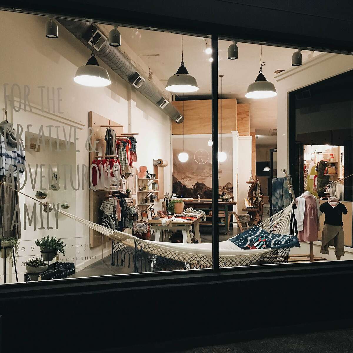Neve & in San Anselmo has opened a brick-and-mortar space to "inspire entire families to get adventurous and creative," says co-owner Kris�Galmarini. The store is named for she and husband/co-owner Bob's�9-year-old daughter, Neve, 5-year-old son Shep (middle name Hawk).