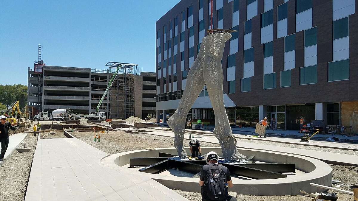 55-foot statue of nude woman in Bay Area sparks debate
