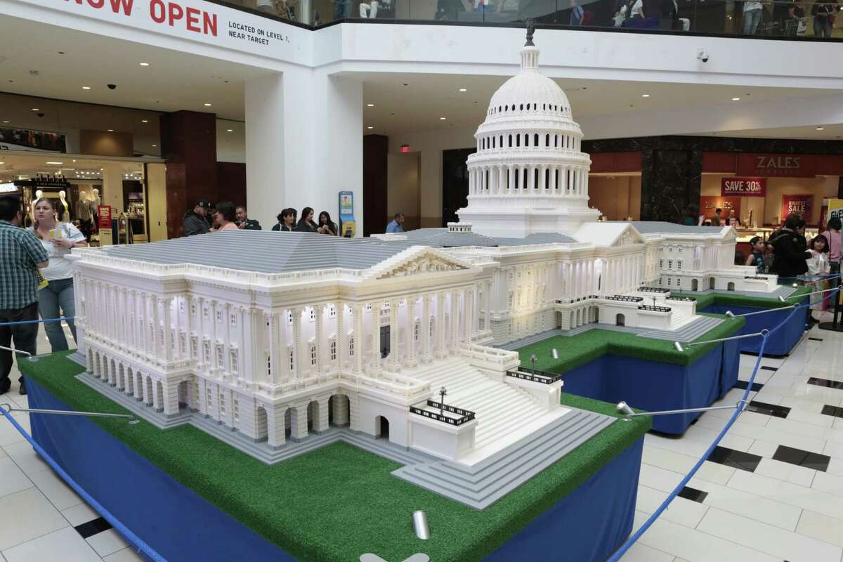 The Lego U.S. Capitol Building for the Lego Americana Roadshow, which exhibits at North Star Mall Saturday, Aug. 20, through Sept. 5, 2016.