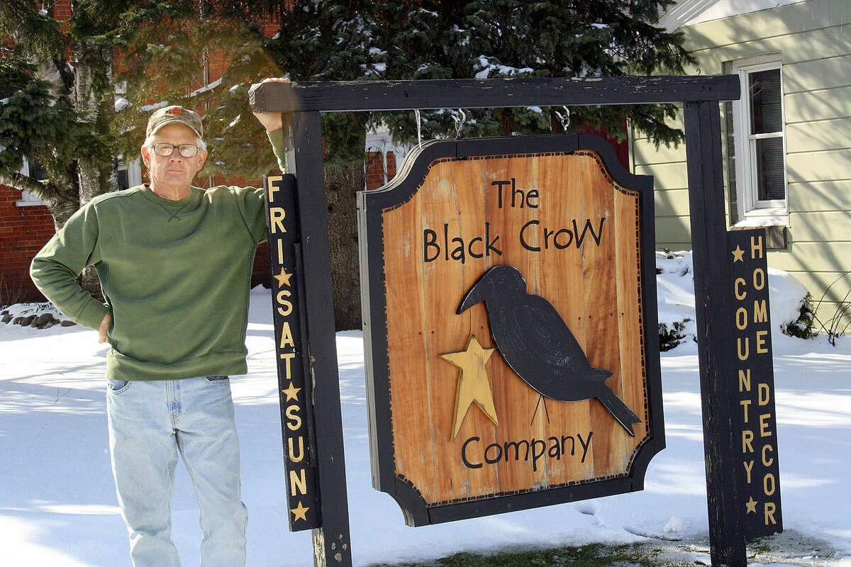 The Black Crow is located on Bay City-Forestville Road in Minden City. The owner’s husband, Tim Mausolf, created the large sign in front of the business. For more information about the Black Crow, call 810-404-5446.