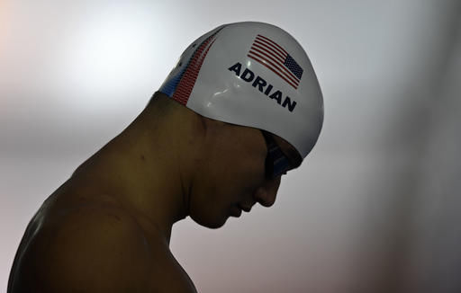 US-Australia rivalry highlights 1st night in Olympic pool