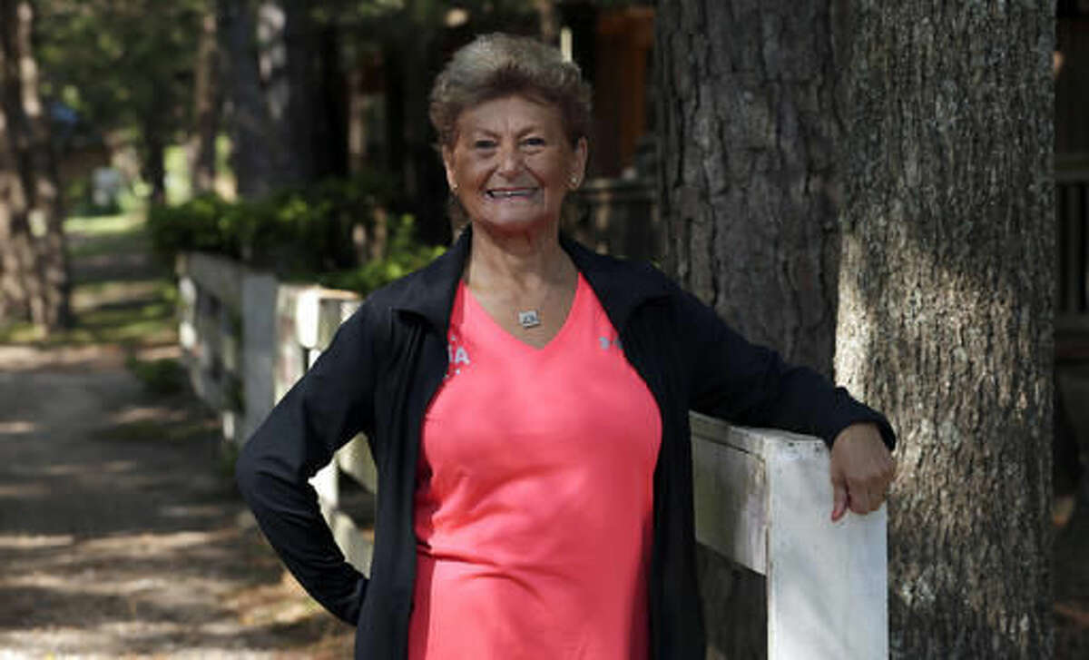 FILE - In this Sept. 12, 2015, file photo, Martha Karolyi, national team coordinator for USA Gymnastics, poses at the Karolyi Ranch in New Waverly, Texas. When Martha Karolyi took over the U.S. women's Olympic gymnastics program in 2001, the Americans were an underachieving mess. Not anymore. (AP Photo/David J. Phillip, File)