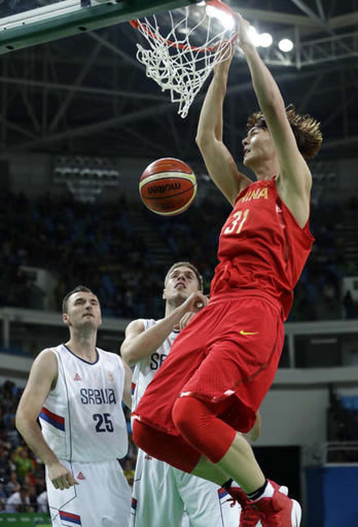 Serbia Beats China 94-60, Advances In Men's Basketball
