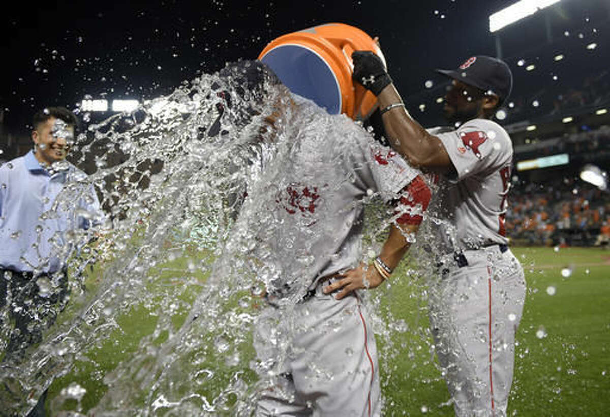 Mookie Betts hits three homers in Red Sox win over Orioles