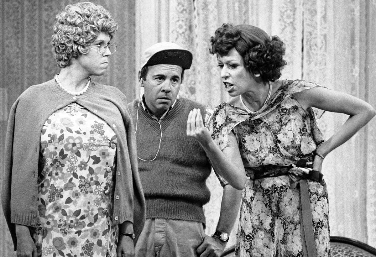 “The Carol Burnett Show,” featuring Burnett with Vicki Lawrence (left) and Tim Conway, aired for more than a decade on CBS.