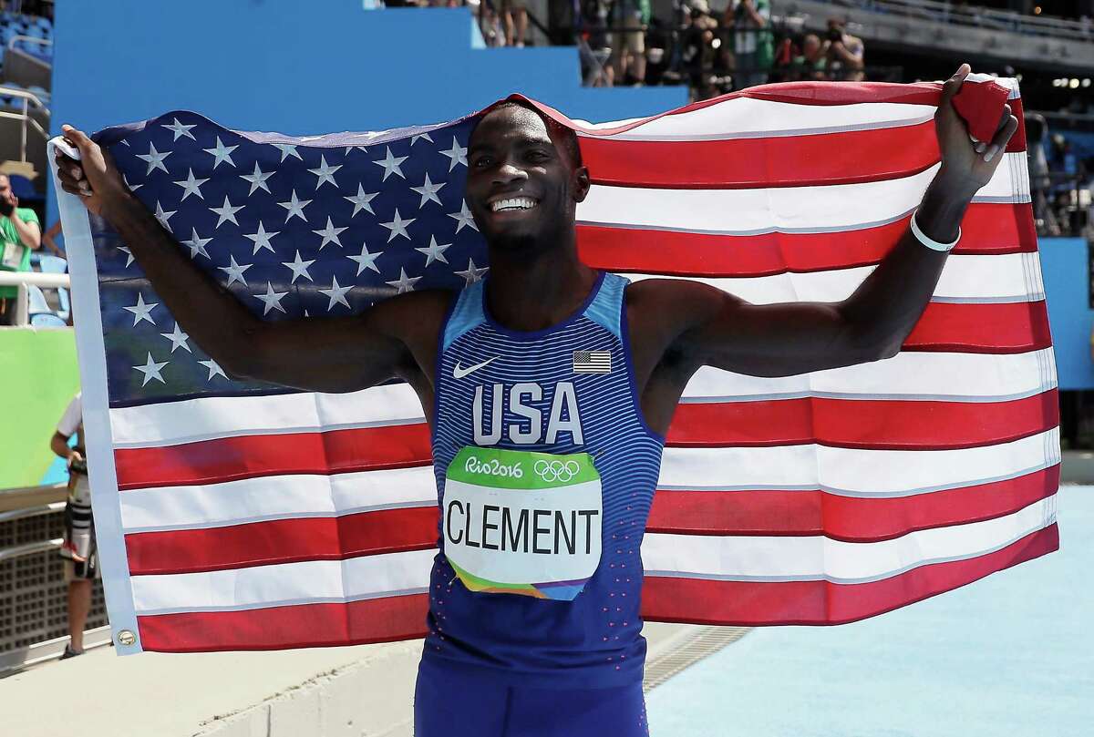 La Porte's Kerron Clement wins 400 hurdles