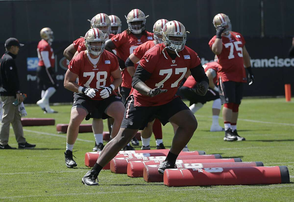 49ers OL coach: No comparison for Brown's size and athleticism