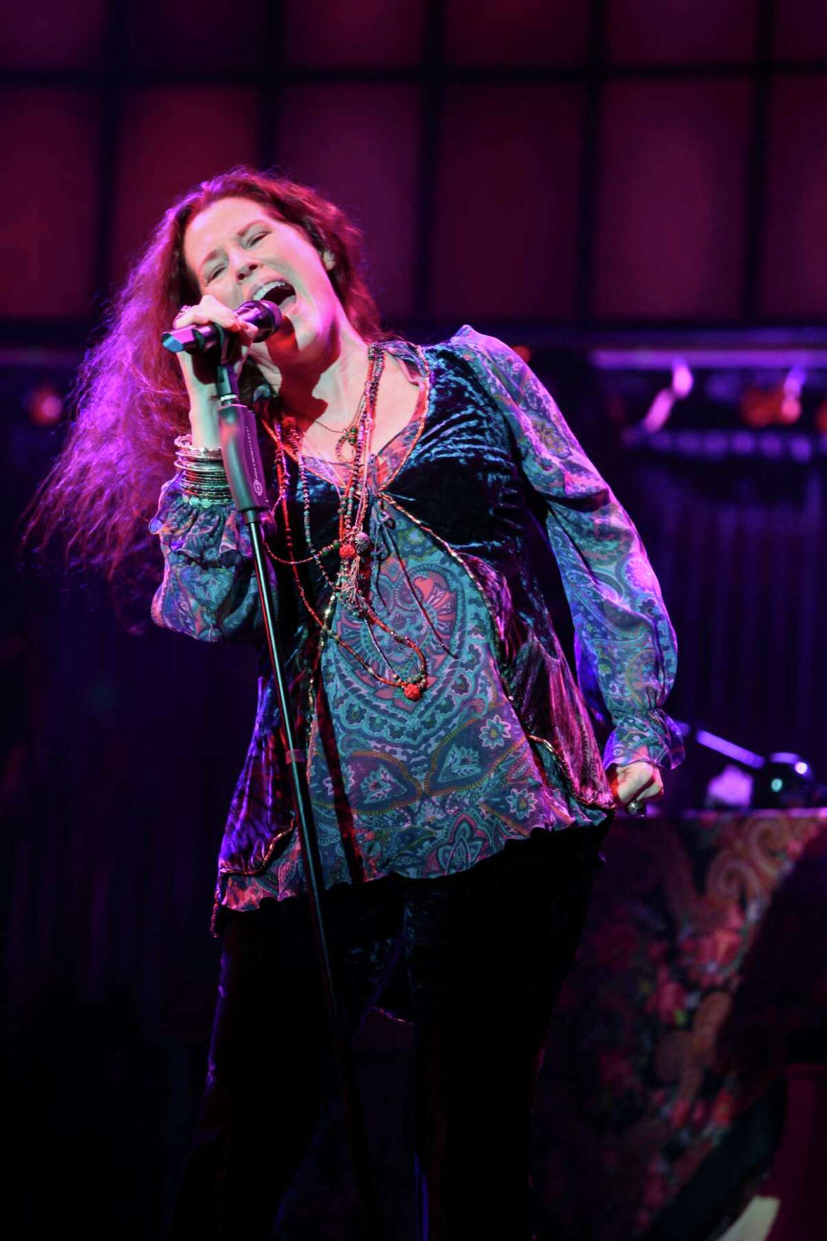 Kacee Clanton as Janis Joplinin Alley Theatre'sÂ "A Night With Janis Joplin."