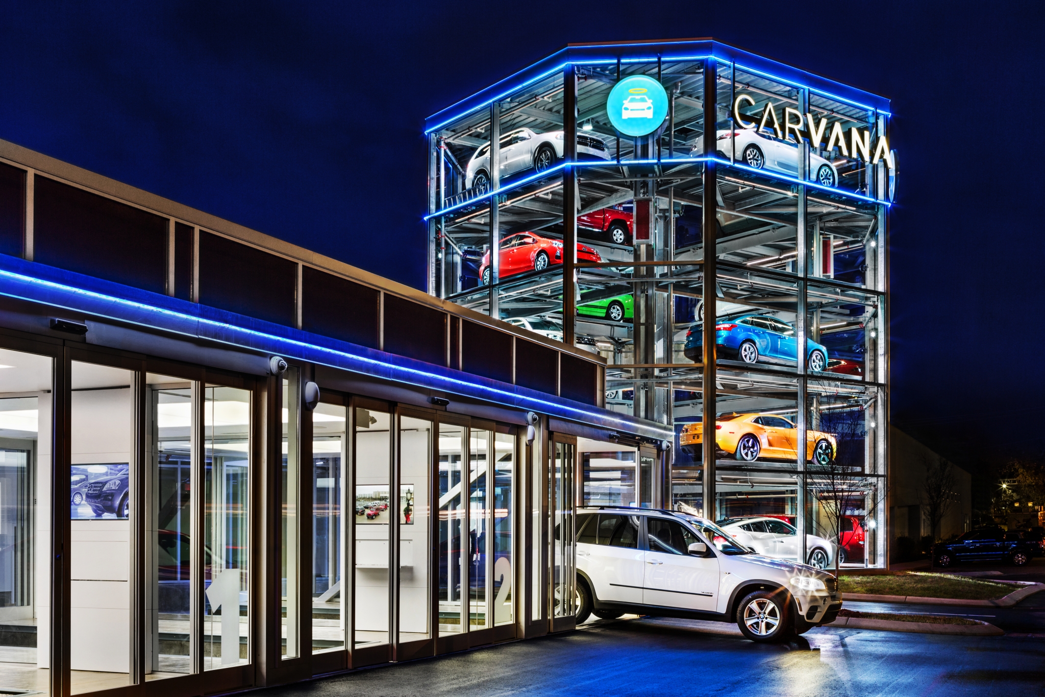 carvana vending machine houston