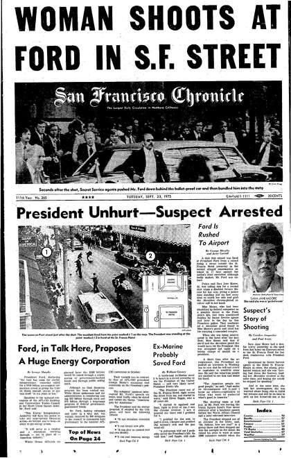 Image result for Ford assassination attempt SF 1975