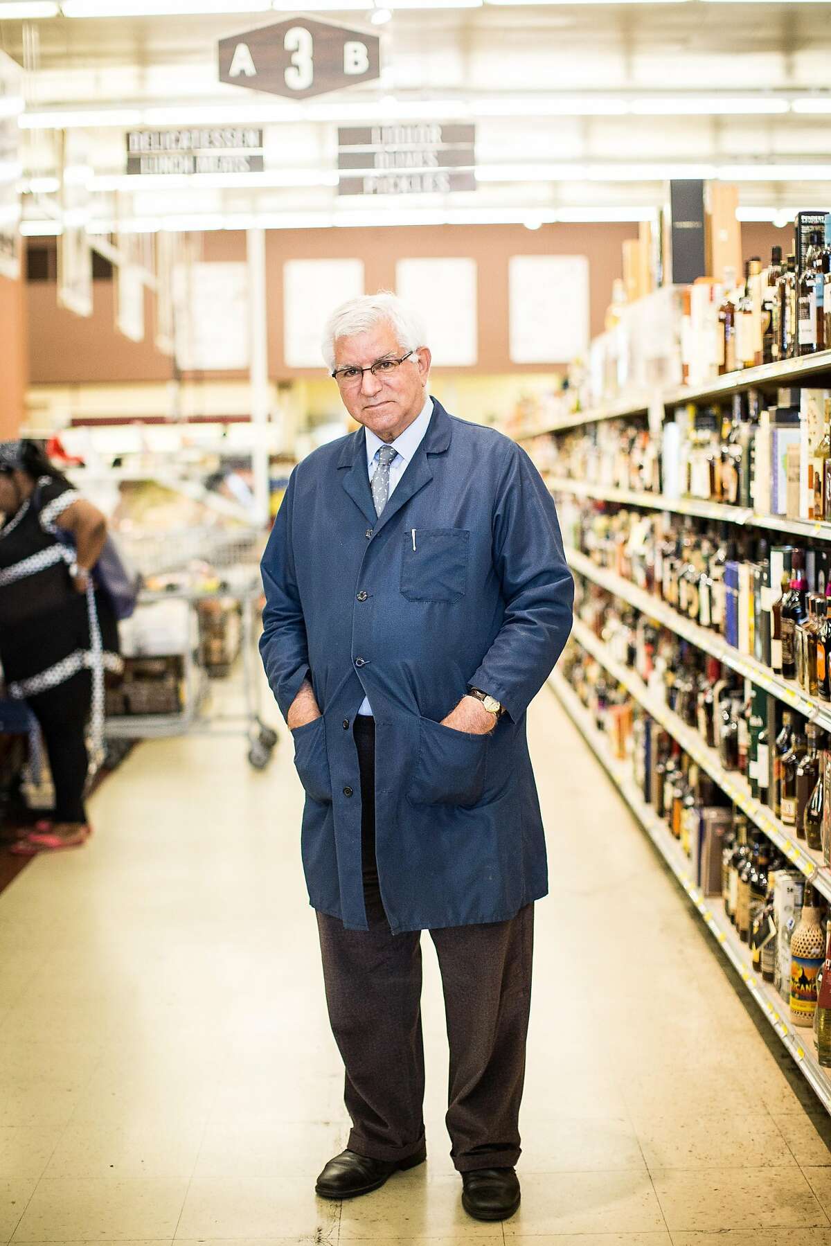 Darrell Corti, owner of Corti Brothers grocery store, poses for a portrait in east Sacramento, California, August 15, 2015.