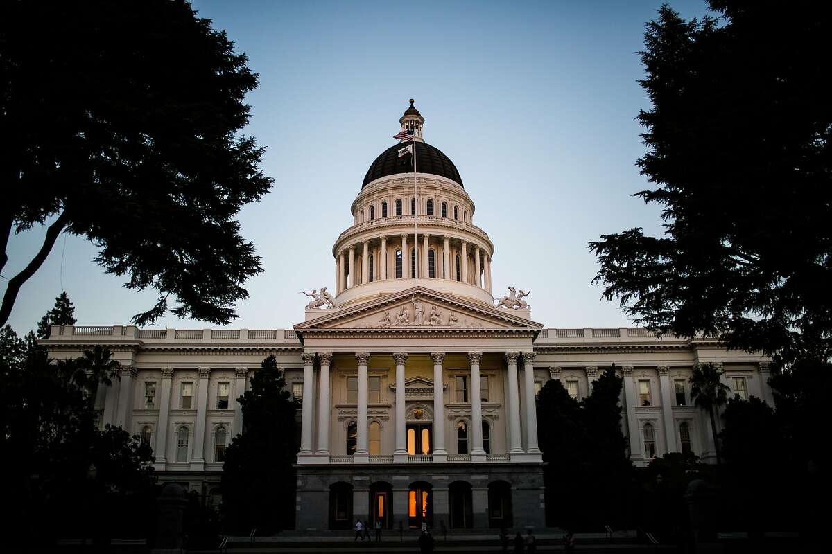 FILE-- The State Capitol in downtown Sacramento, California on August 17, 2015.