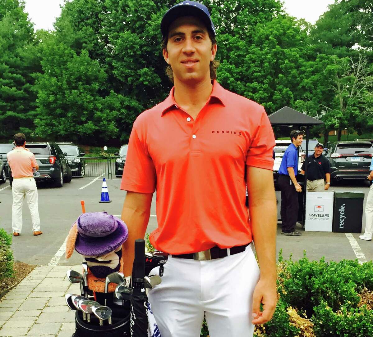 David Pastore of Greenwich shot an even-par 70 at the Travelers Championship in his PGA Tour debut on June 25, 2015. Pastore is in the field for the Metropolitan Golf Association Met Open Championship beginning Monday.