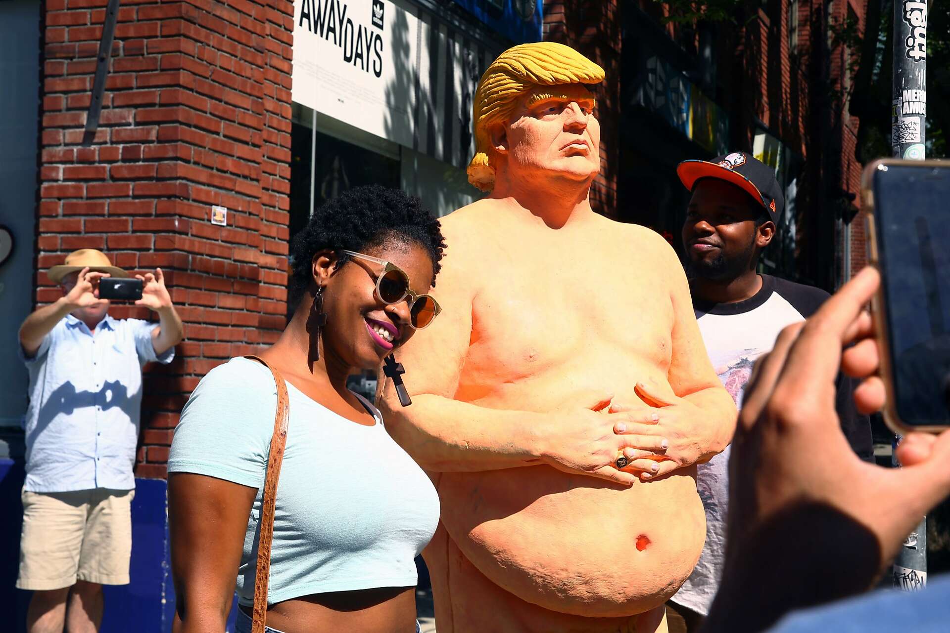 That naked Donald Trump sculpture is going to auction, proceeds benefiting  immigrant advocacy group