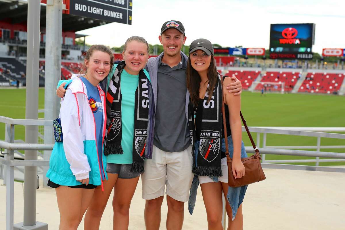 Rain was no deterrent to fans who flooded Toyota Field Saturday, Aug. 20, 2016, to watch and cheer on San Antonio FC as they defeated the Seattle Sounders 1-0. 