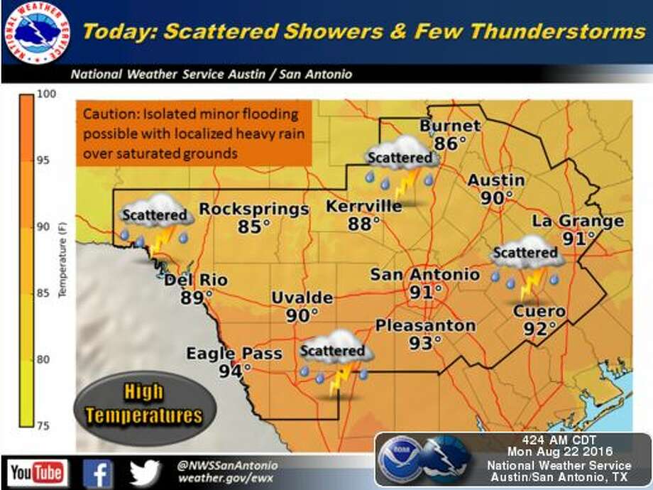 San Antonio sees soggy start to school; weather clears through Friday