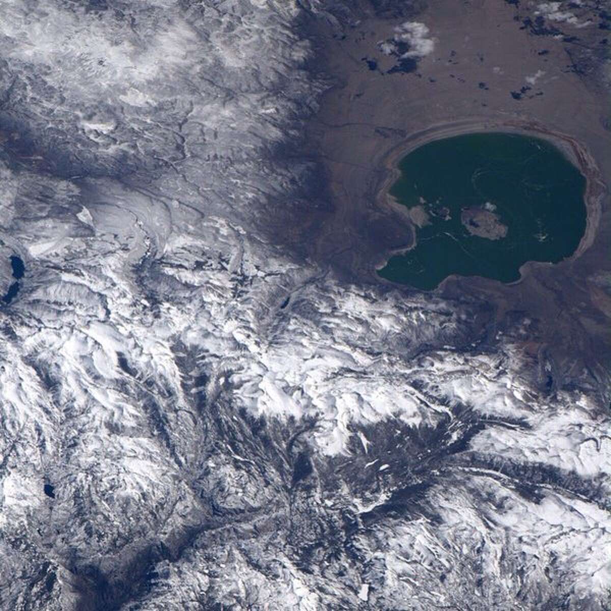 Spectacular photos of Yosemite National Park from space