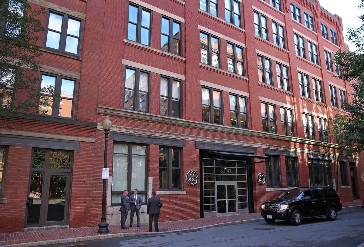 General Electric celebrates first day in Boston