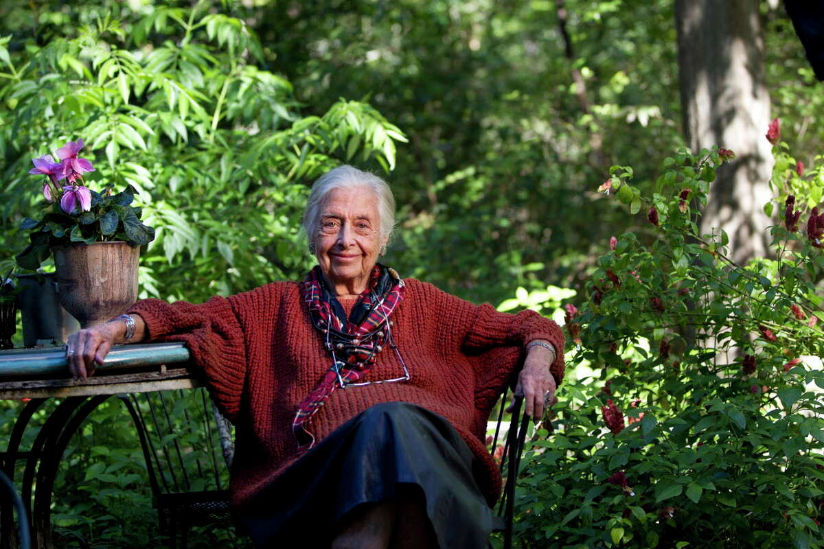 Portrait of Terry Hershey, 90, at her home Wednesday, Oct. 23, 2013, in Houston. Hershey, who has a park along the Energy Corridor named after her, has been a life-long conservationist. ( Johnny Hanson / Houston Chronicle )
