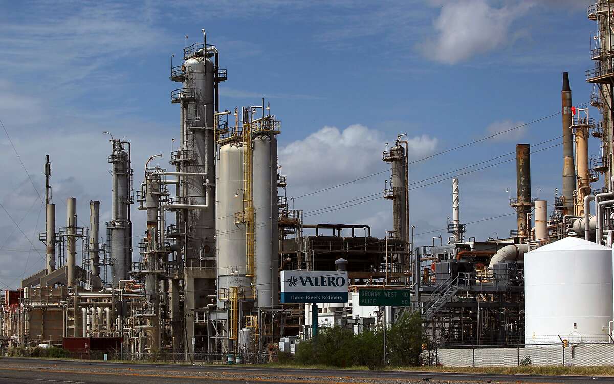 The Valero Three Rivers Refinery in Three Rivers, Texas between San Antonio and Corpus Christi refines a lot of oil from the Eagle Ford shale formation .