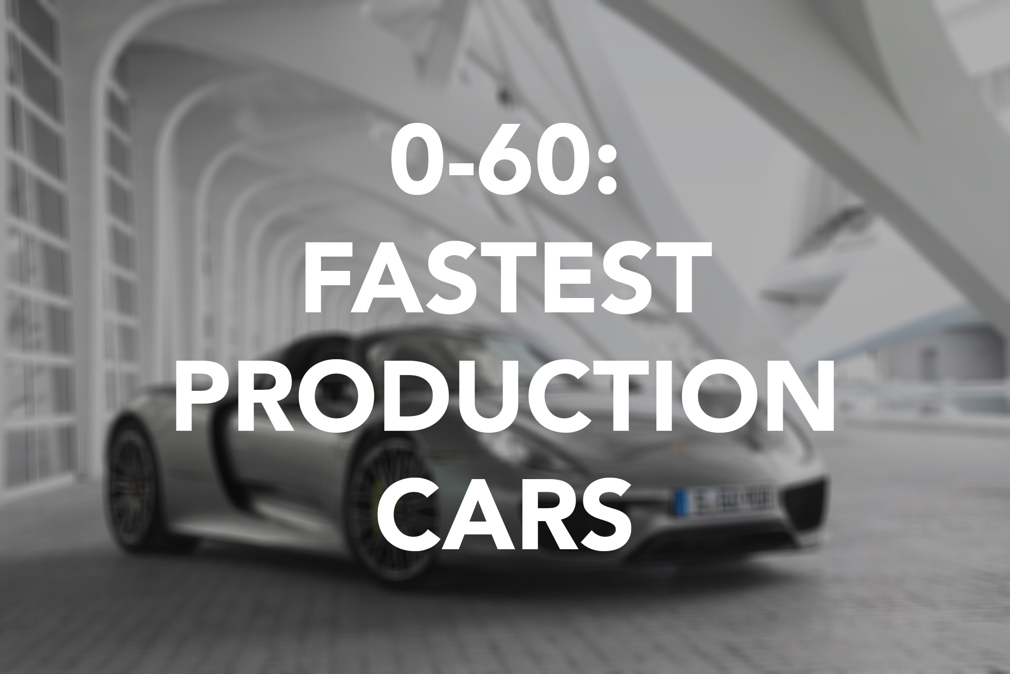 060 World's fastest production cars Chron