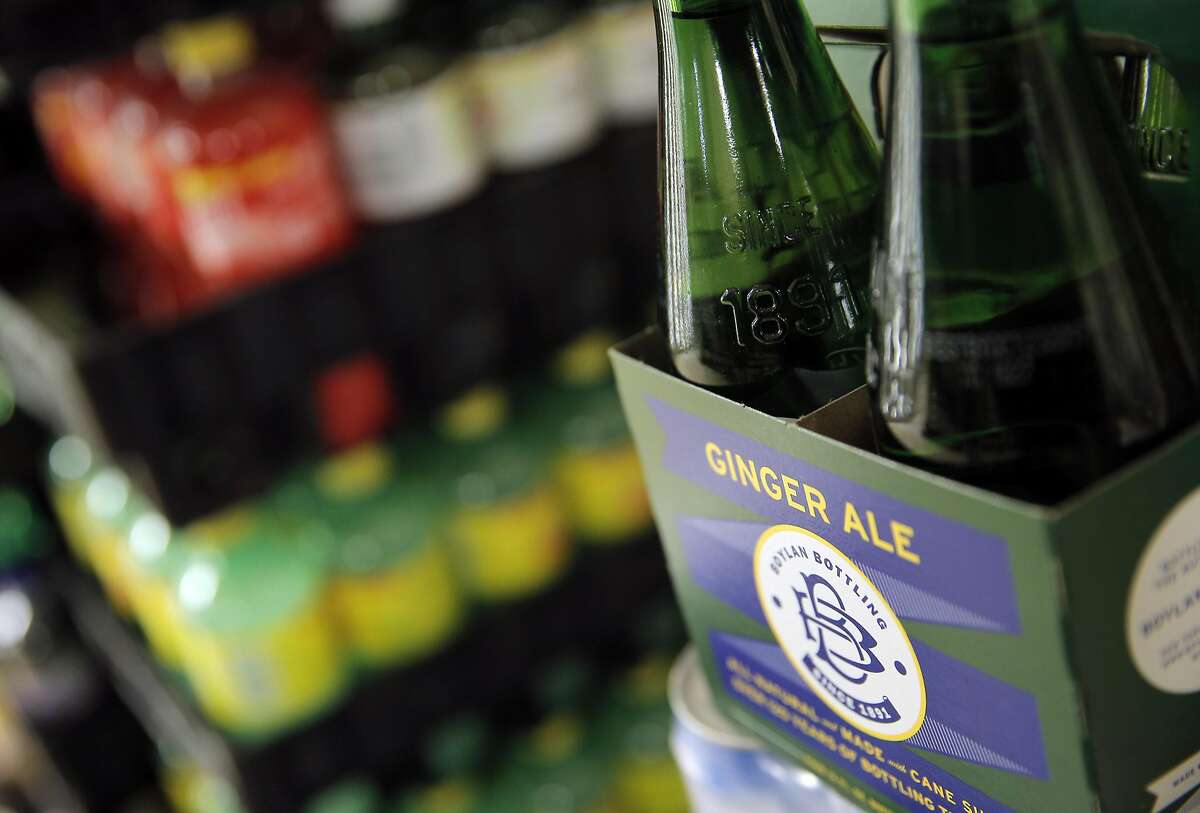 Ginger Ale is one drink product stored at South Berkeley Meat & Produce store in Berkeley, Calif., on Monday, August 22, 2016. A new UC-Berkeley study shows that Berkeley's first-of-its-kind-in-the-nation tax on sodas and other sugary drinks has led to a drop in soda consumption in the city's most low-income neighborhoods.