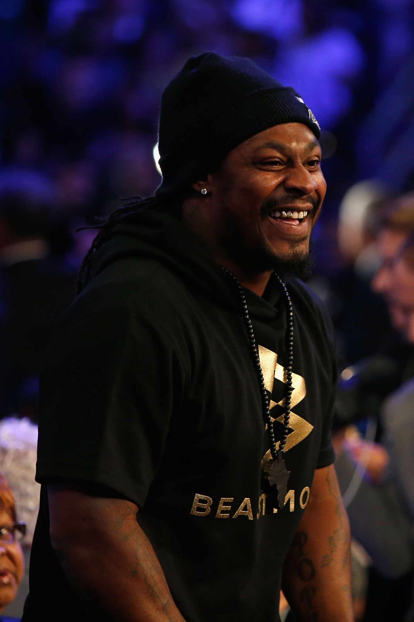 Marshawn Lynch beats Eagles, eats Skittles, gets endorsement