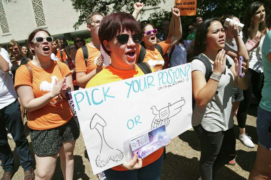 Dildos Descend On Ut Austin In Cocks Not Glocks Protest Of Guns On