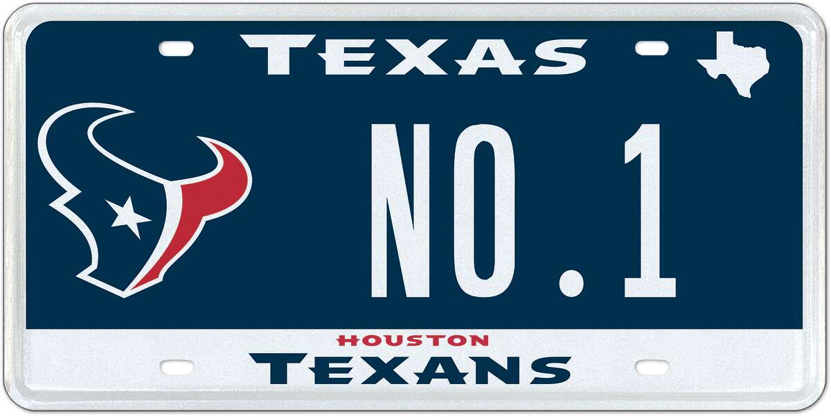 Texans' specialty plates are tops in Houston